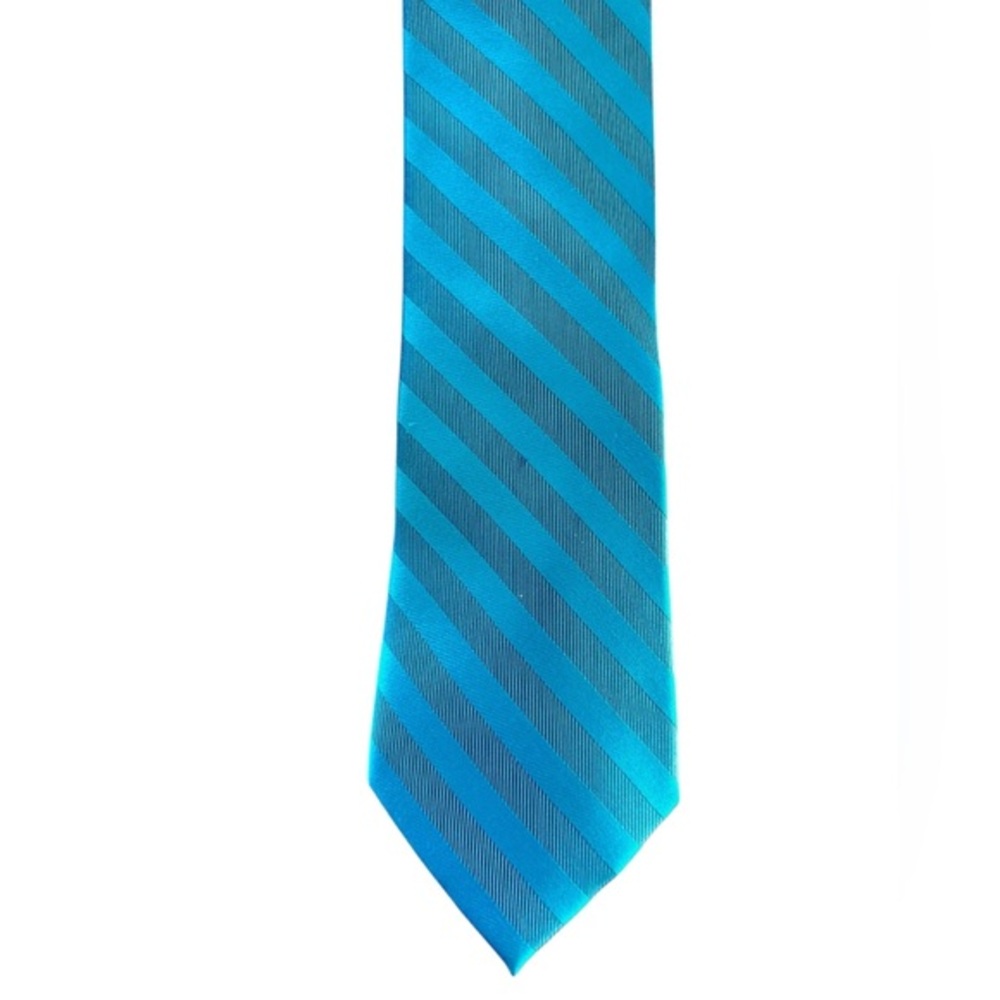 Croft & Barrow 100% Silk Mens Tie - Turquoise - Career